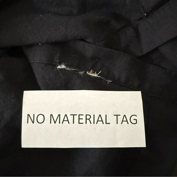 Madewell Linen Dress Minimalist Lagenlook Sz 3X Sleeveless Side Buttons V Neck - Picture 7 of 9